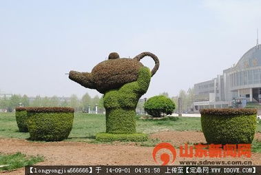 園林景觀設計中的雕塑小品與綠化實景實踐